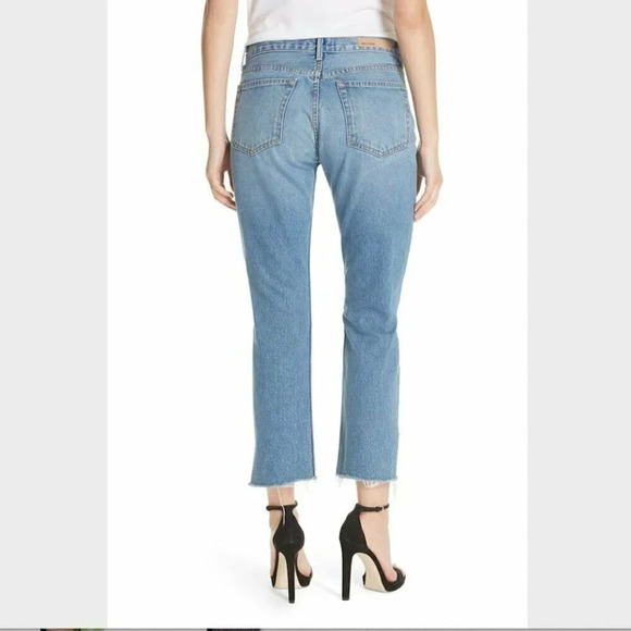 GRLFRND Tatum Raw Hem Jeans 28 NWT $228 - Picture 2 of 7